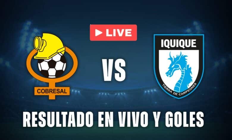 Cobresal vs Deportes Iquique en vivo