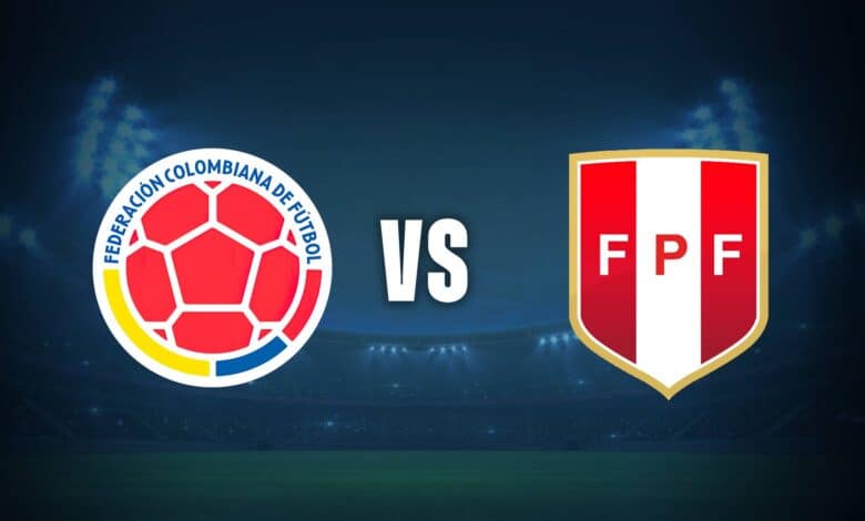 Colombia vs Perú Posiciones en vivo