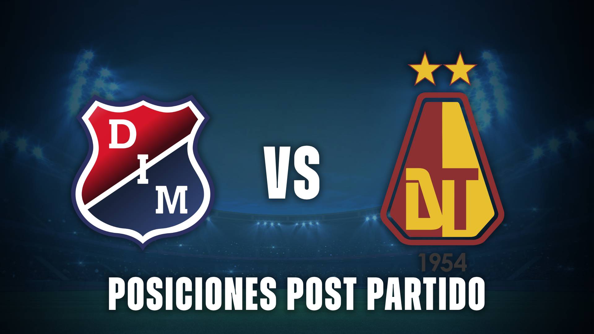 Independiente Medellín vs Tolima Liga BetPlay