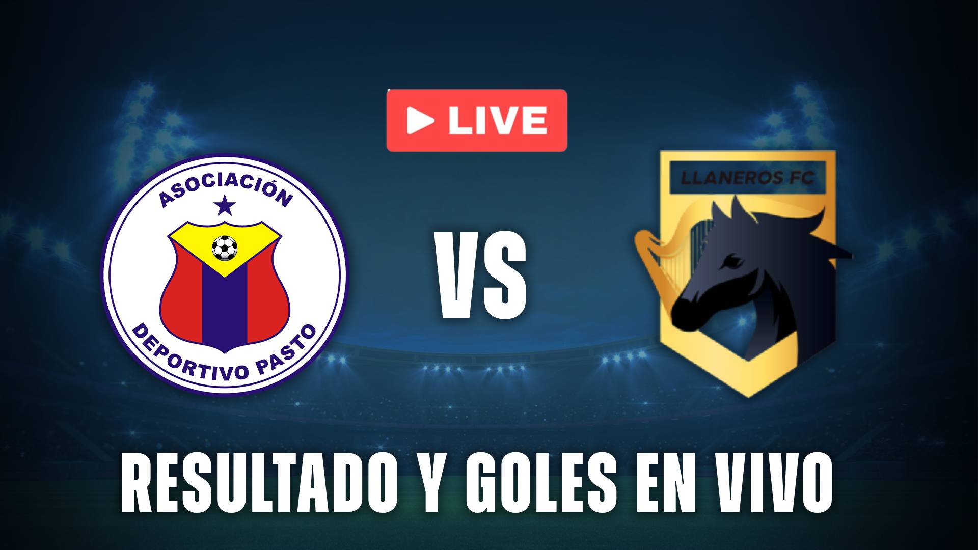 Deportivo Pasto vs Llaneros en vivo