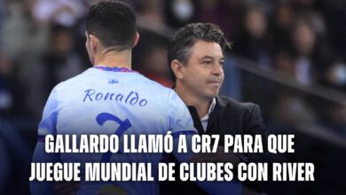 Gallardo llamó a Cristiano Ronaldo