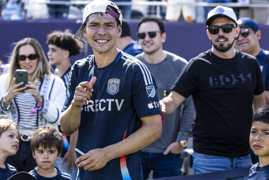 San Diego vs América: Lozano es uno de los grandes atractivos del juego. (Photo by Francisco Vega/Getty Images)