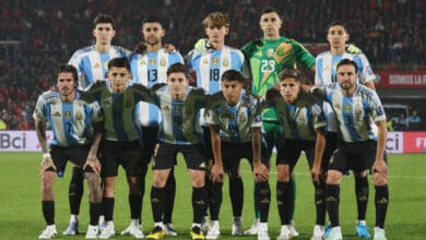 Formación de Argentina hoy vs Colombia