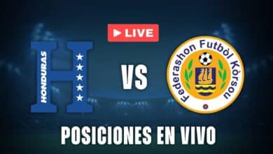 Honduras vs Curazao Posiciones en vivo