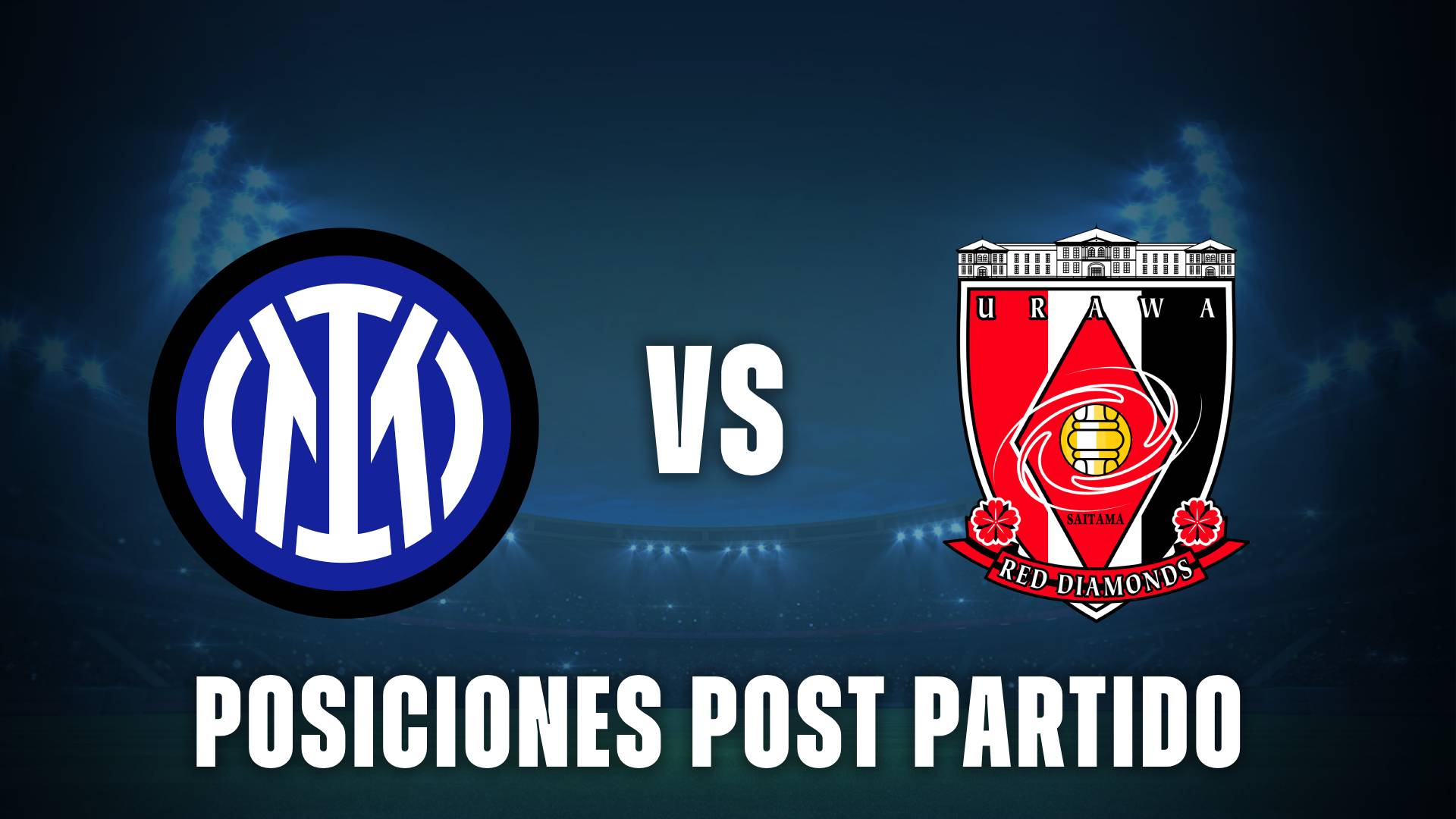 Inter vs Urawa posiciones post partido