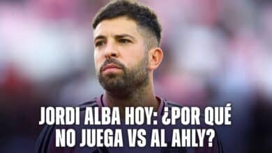 Jordi Alba hoy ausente en Inter Miami vs Al Ahly