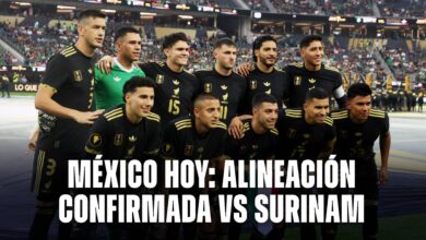 México hoy: alineación confirmada vs Surinam