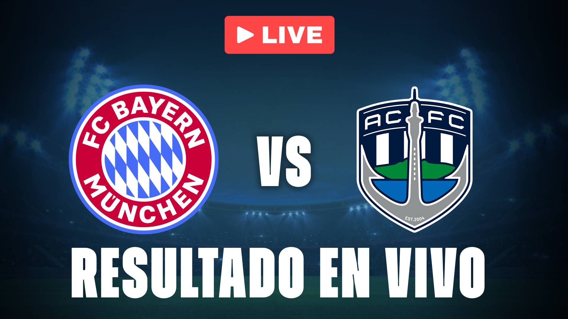 Bayern Múnich vs Auckland City: resultado EN VIVO y estadísticas de este partido