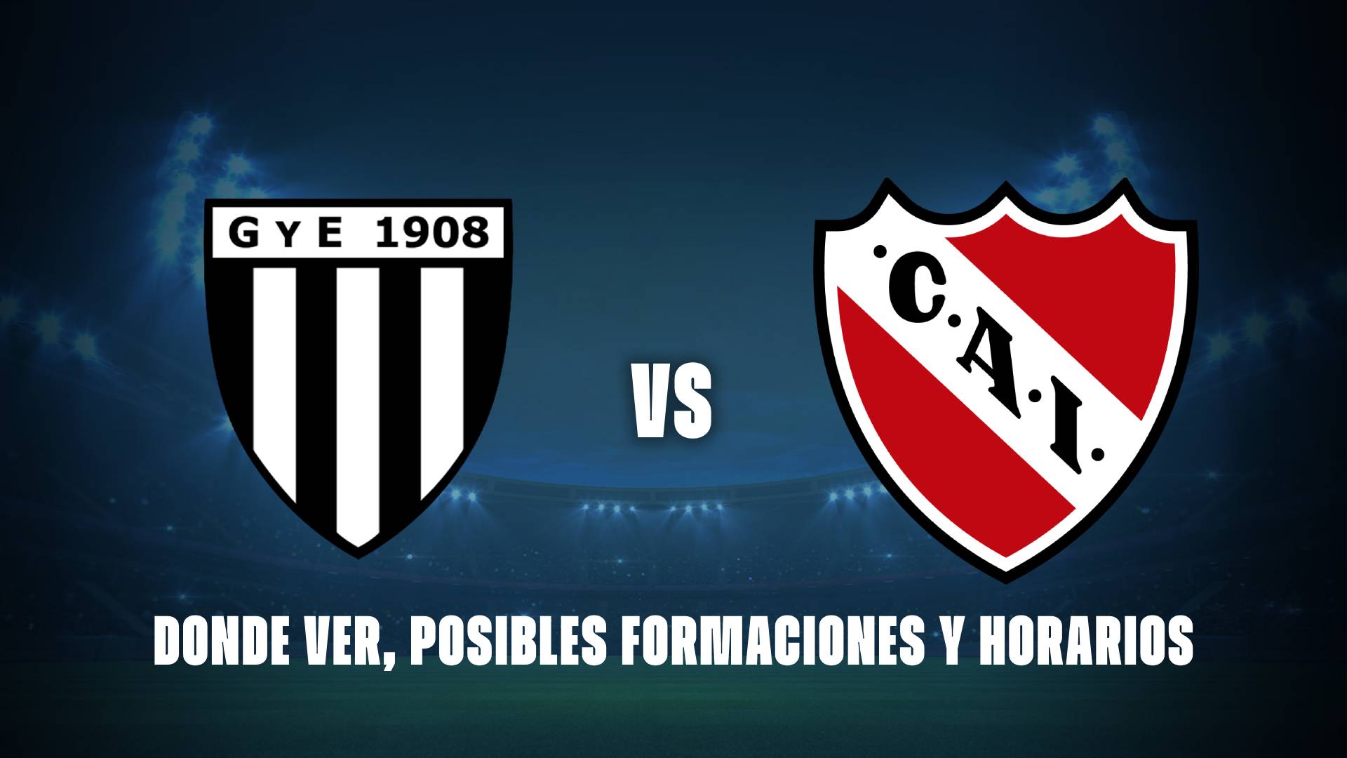 Gimnasia vs Independiente: donde ver, posibles formaciones y horarios