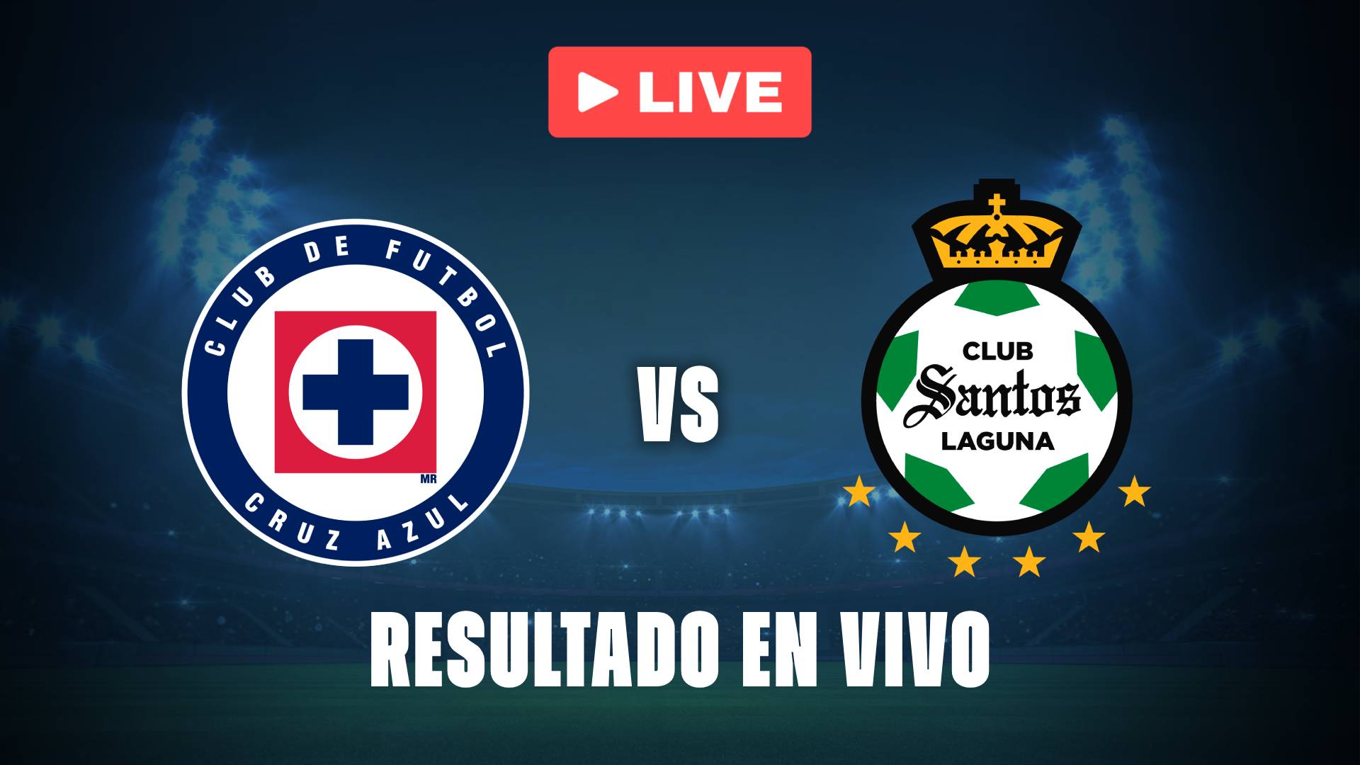 Cruz Azul vs Santos Laguna hoy: resultado EN VIVO y estadísticas del partido