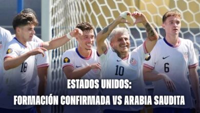 Estados Unidos hoy: formación confirmada vs Arabia Saudita