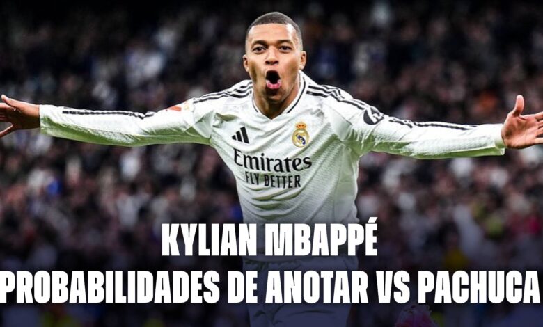 Kylian Mbappé: probabilidades de gol vs Pachuca