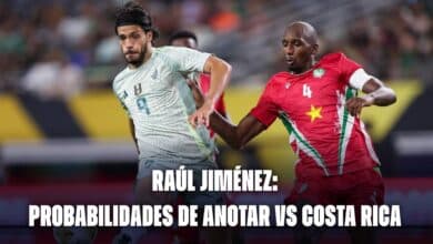 Raúl Jiménez: probabilidades de anotar vs Costa Rica