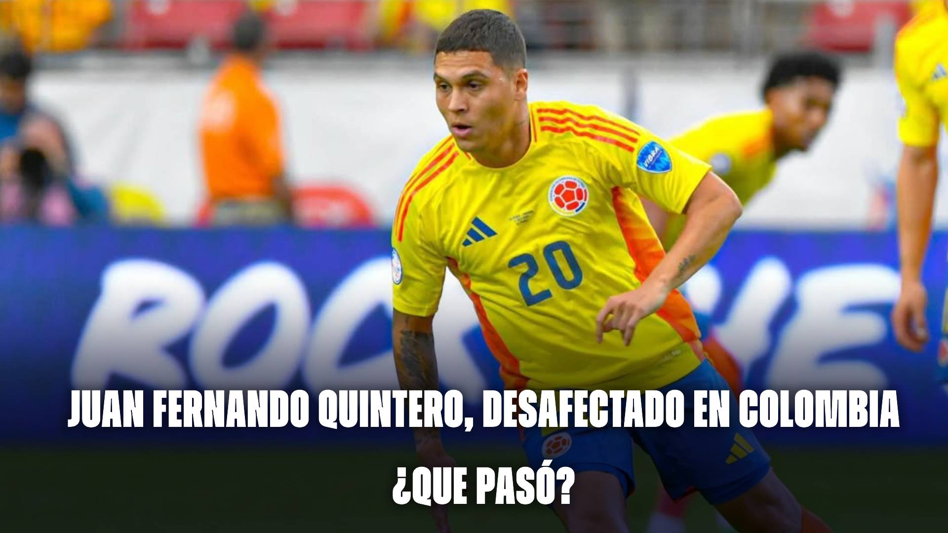 Juan Fernando Quintero, desafectado de la Selección Colombia