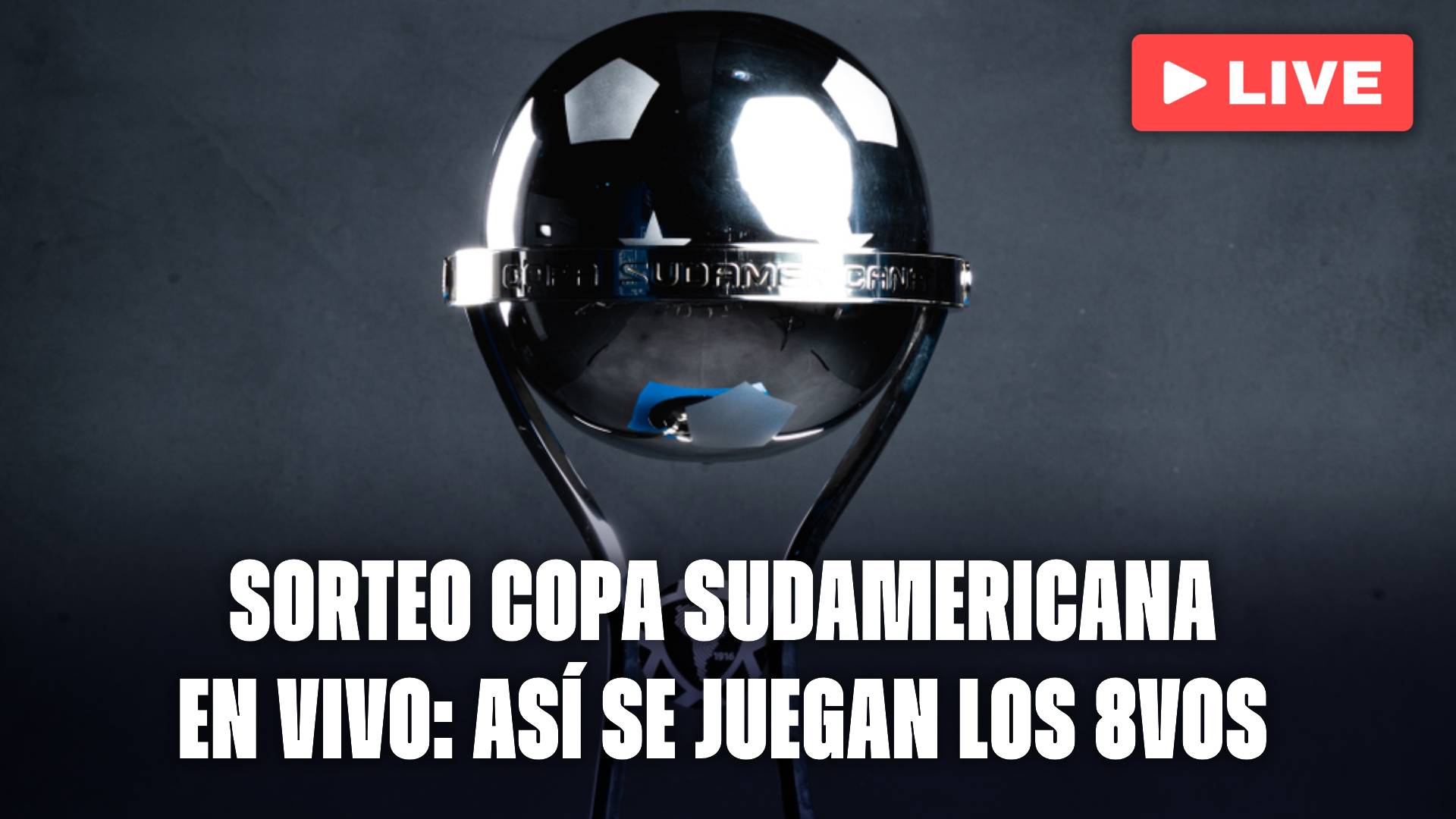 Sorteo Copa Sudamericana EN VIVO: así se jugarán los octavos de final