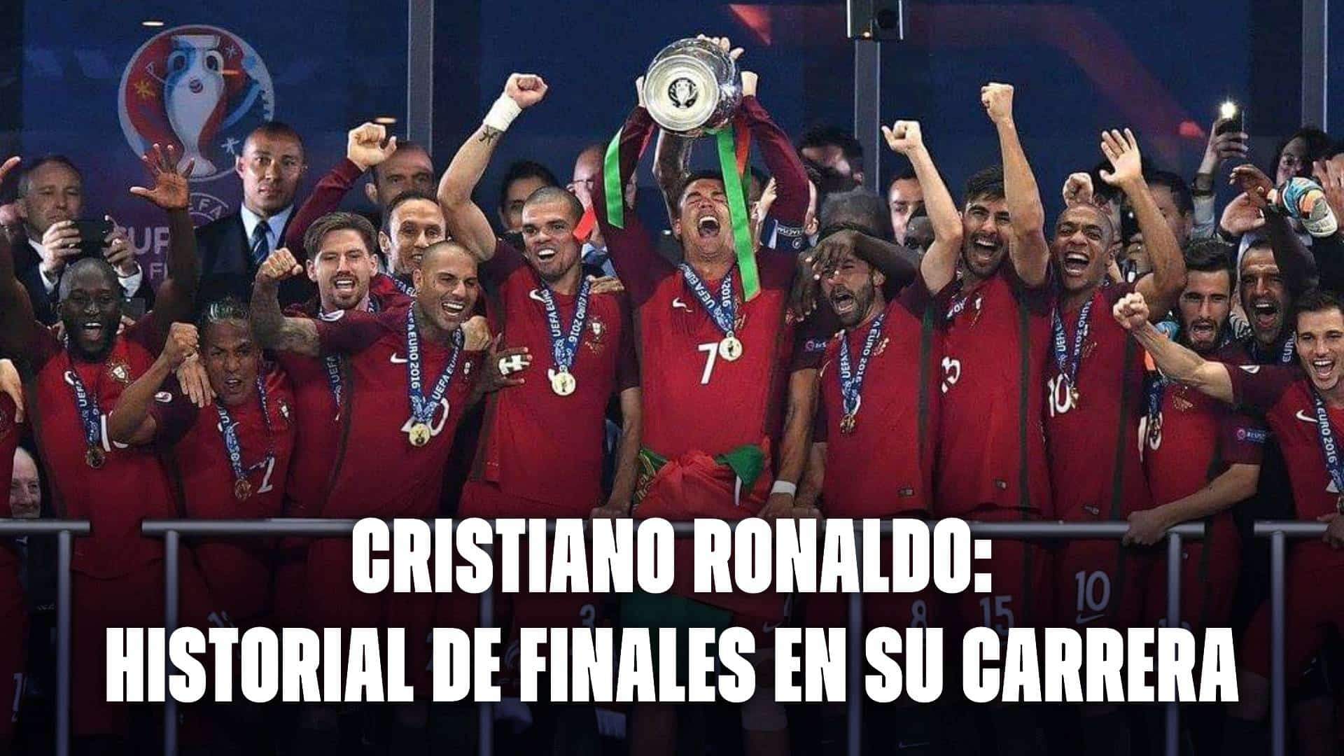 Cristiano Ronaldo: historial en finales en toda su carrera