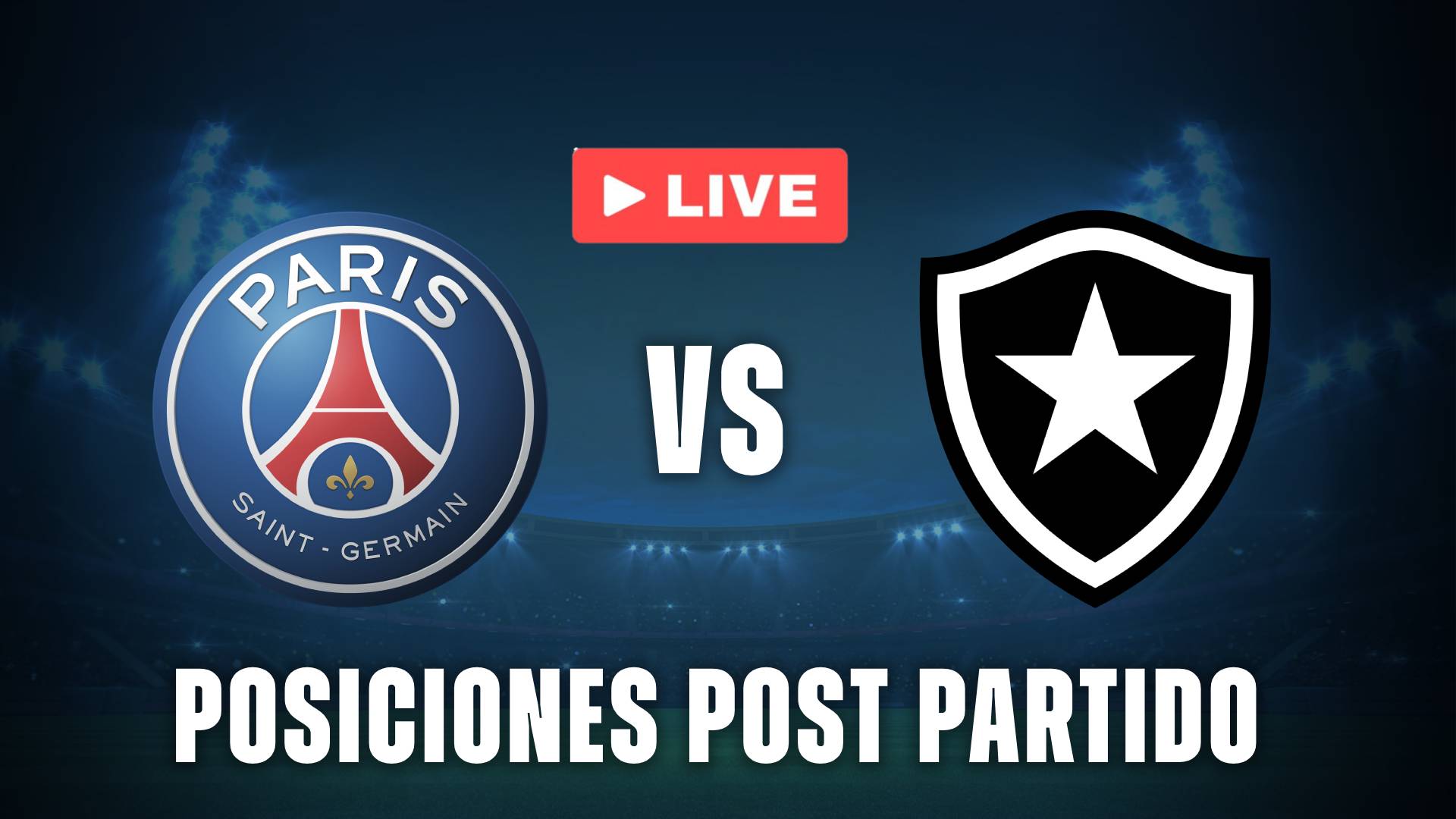 PSG vs Botafogo posiciones post partido
