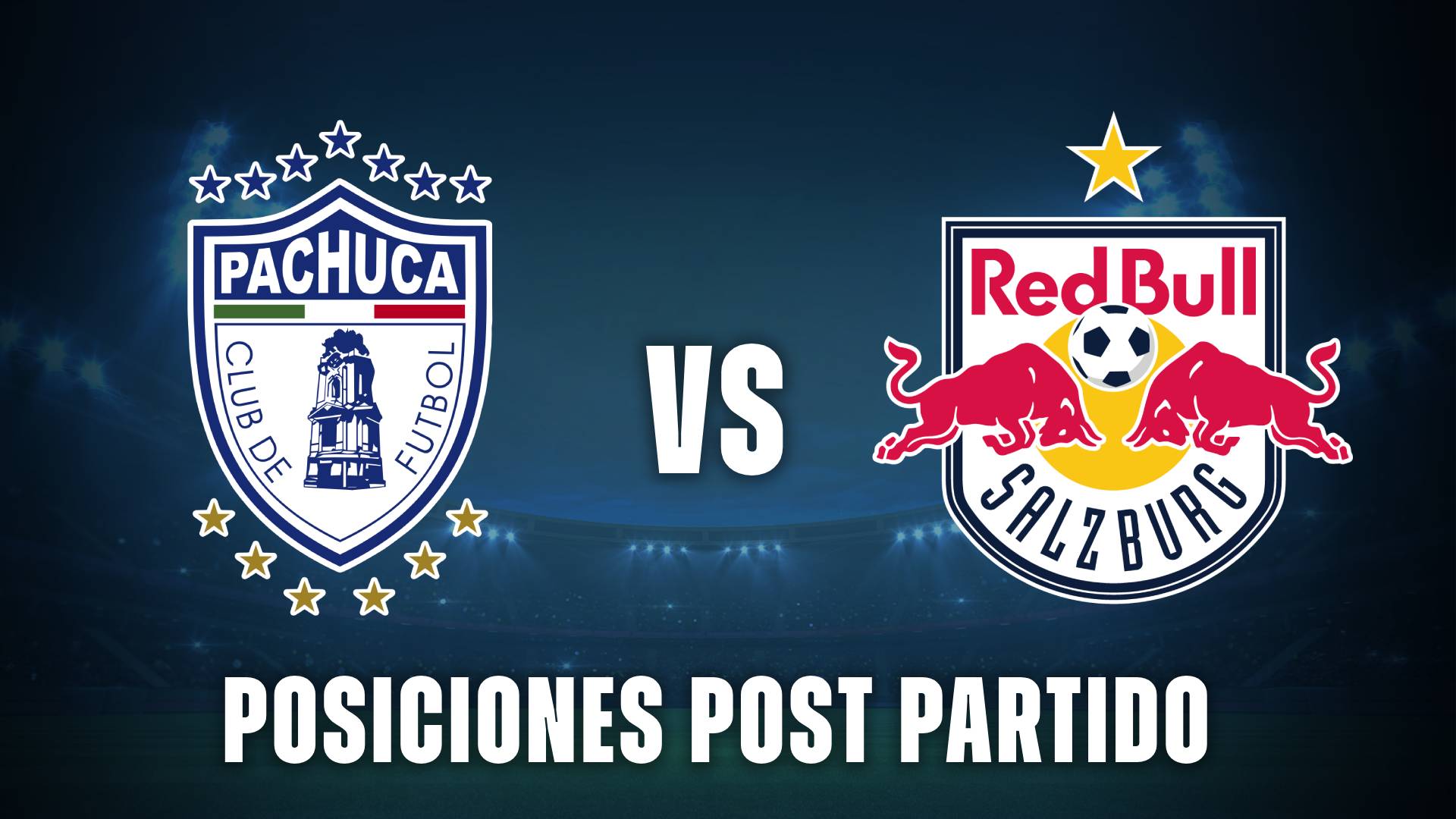 Posiciones luego del Pachuca vs Salzburgo