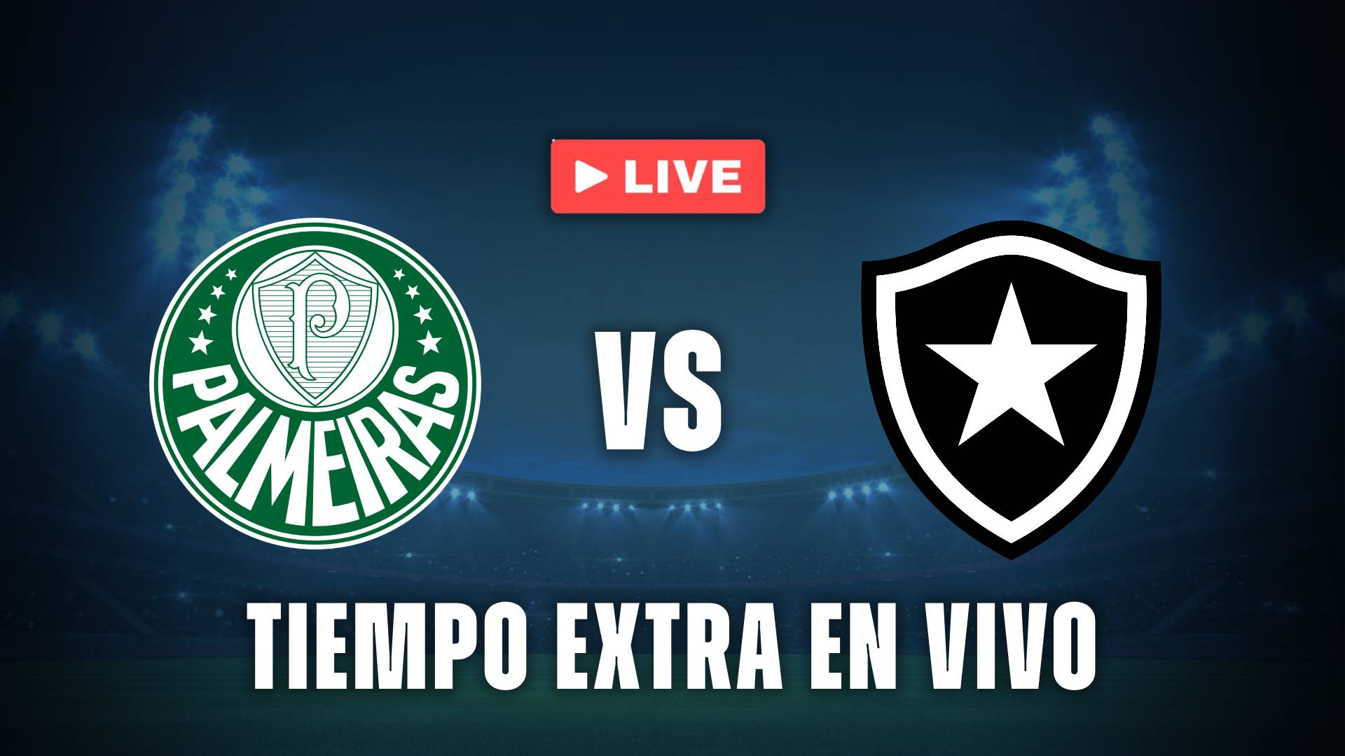 Palmeiras vs Botafogo en vivo