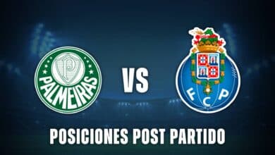 Palmeiras vs Porto posiciones post partido