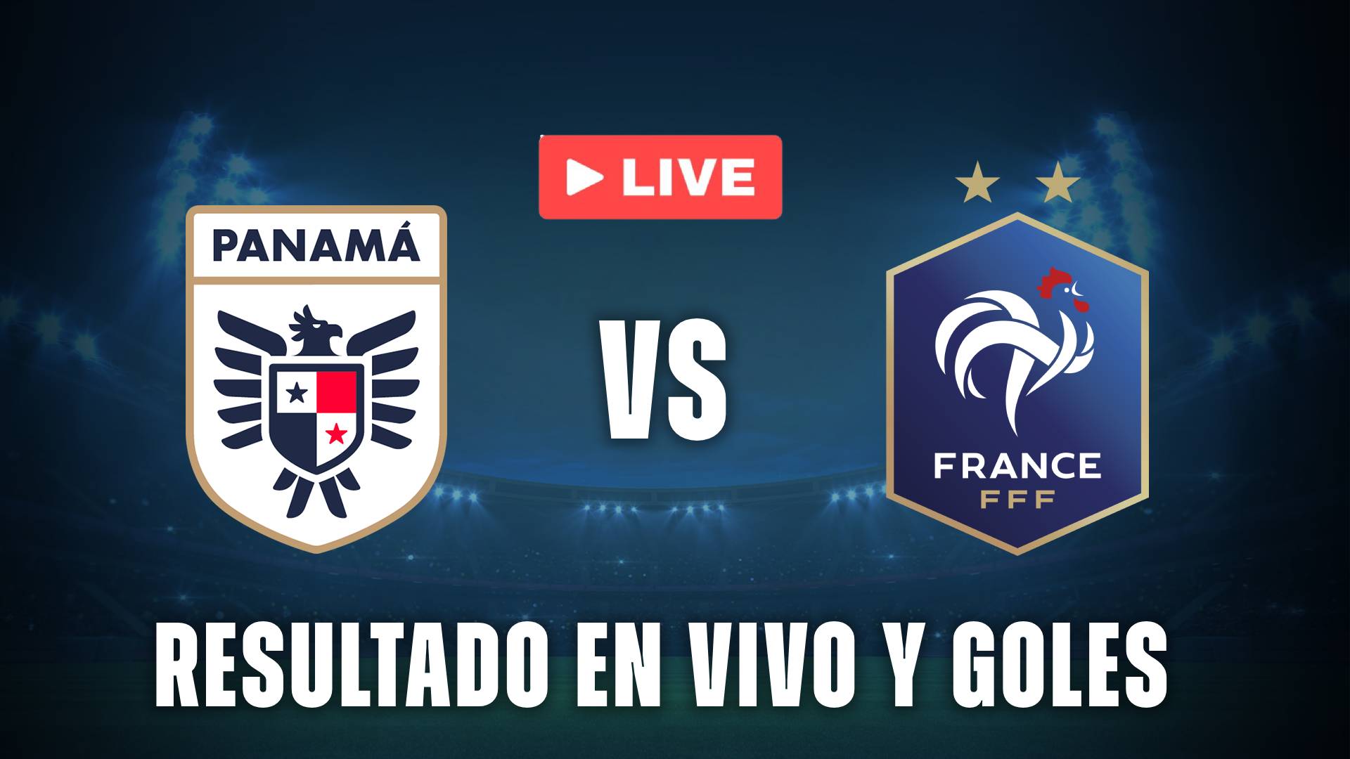 Panamá vs Francia en vivo