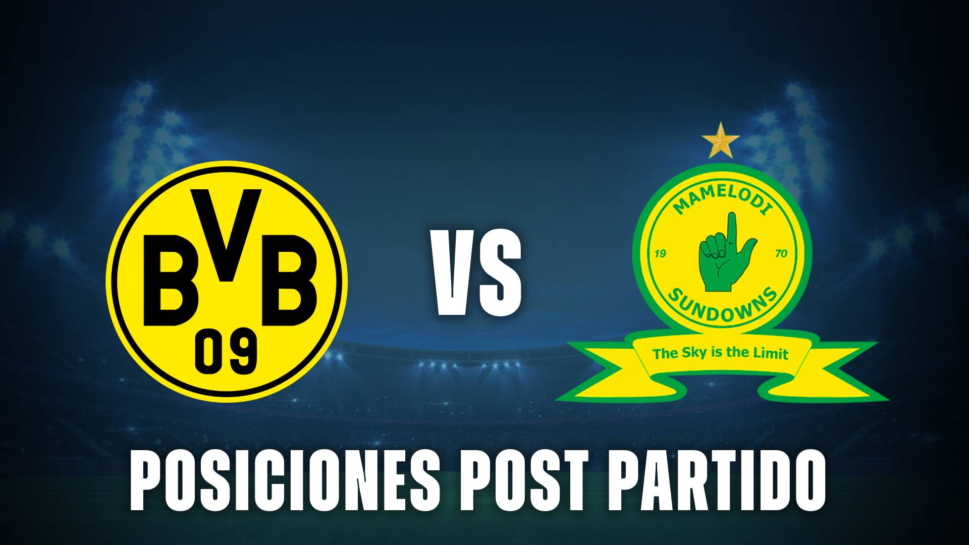 Borussia Dortmund vs Mamelodi Sundowns en vivo