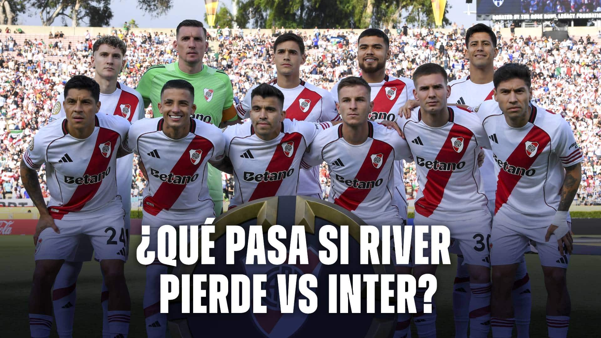 River hoy vs Inter: qué pasa si pierde