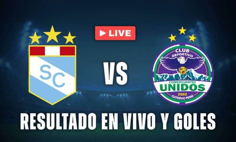 Sporting Cristal vs Comerciantes Unidos en vivo resultado