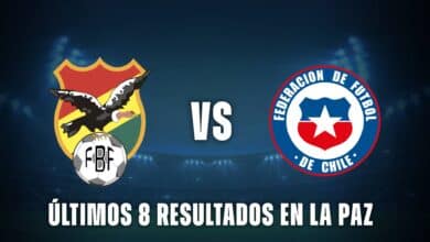 Bolivia vs Chile últimos 8 resultados