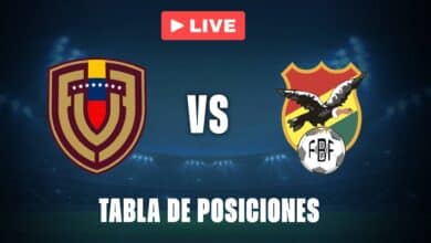 Venezuela vs Bolivia: posiciones EN VIVO en el entretiempo