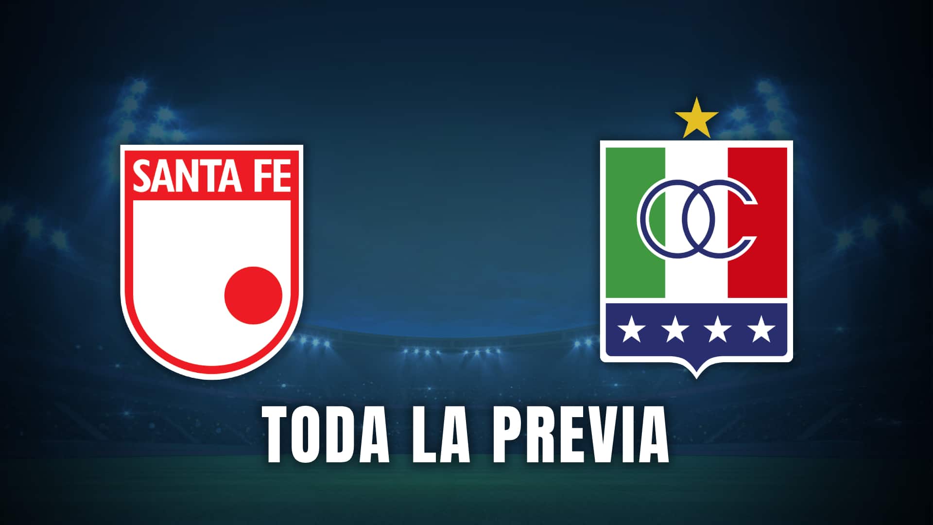 santa fe vs once caldas previa