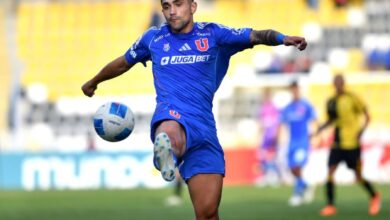 Nicolás Ramírez lesionado en el superclásico chileno