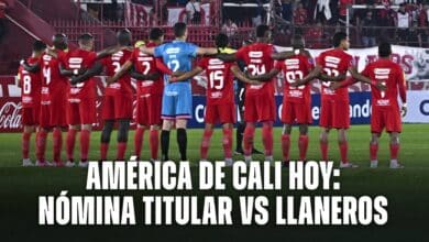 América de Cali hoy nómina vs Llaneros