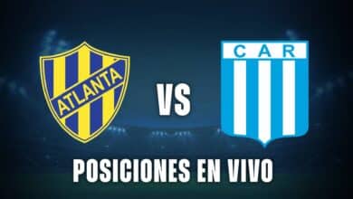 Atlanta vs Racing de Córdoba posiciones en vivo