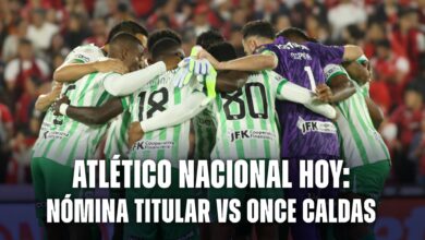 Atlético Nacional hoy nómina vs Once Caldas