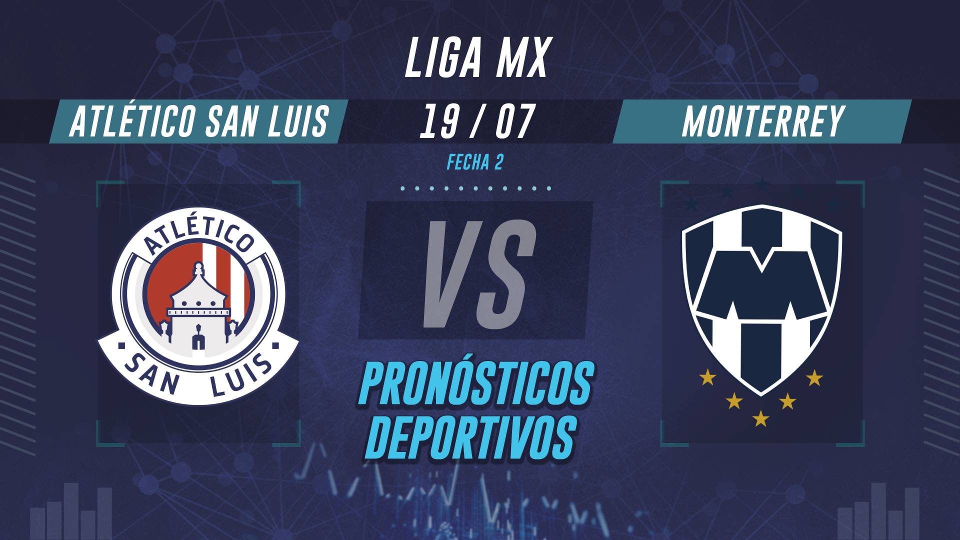 Atlético San Luis vs Monterrey pronóstico