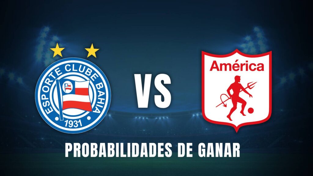 Bahía vs América de Cali Copa Sudamericana 2025 probabilidad