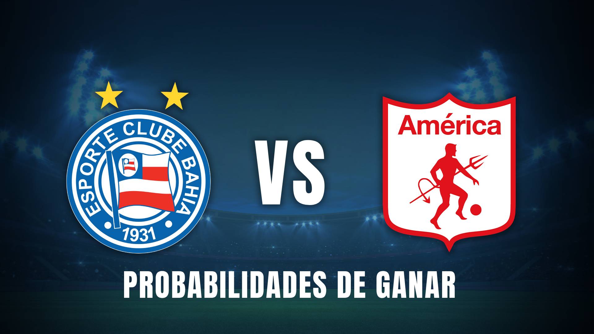 Bahía vs América Copa Sudamericana 2025 probabilidad