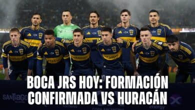 Boca hoy: formación vs Huracán