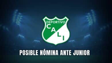 Cali vs Junior Liga BetPlay 2025 nómina Cali
