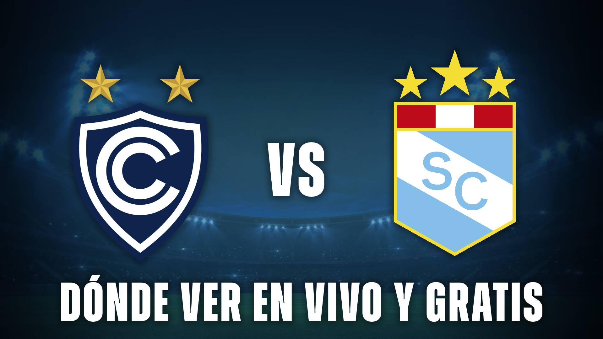 Cienciano vs Sporting Cristal en vivo y gratis