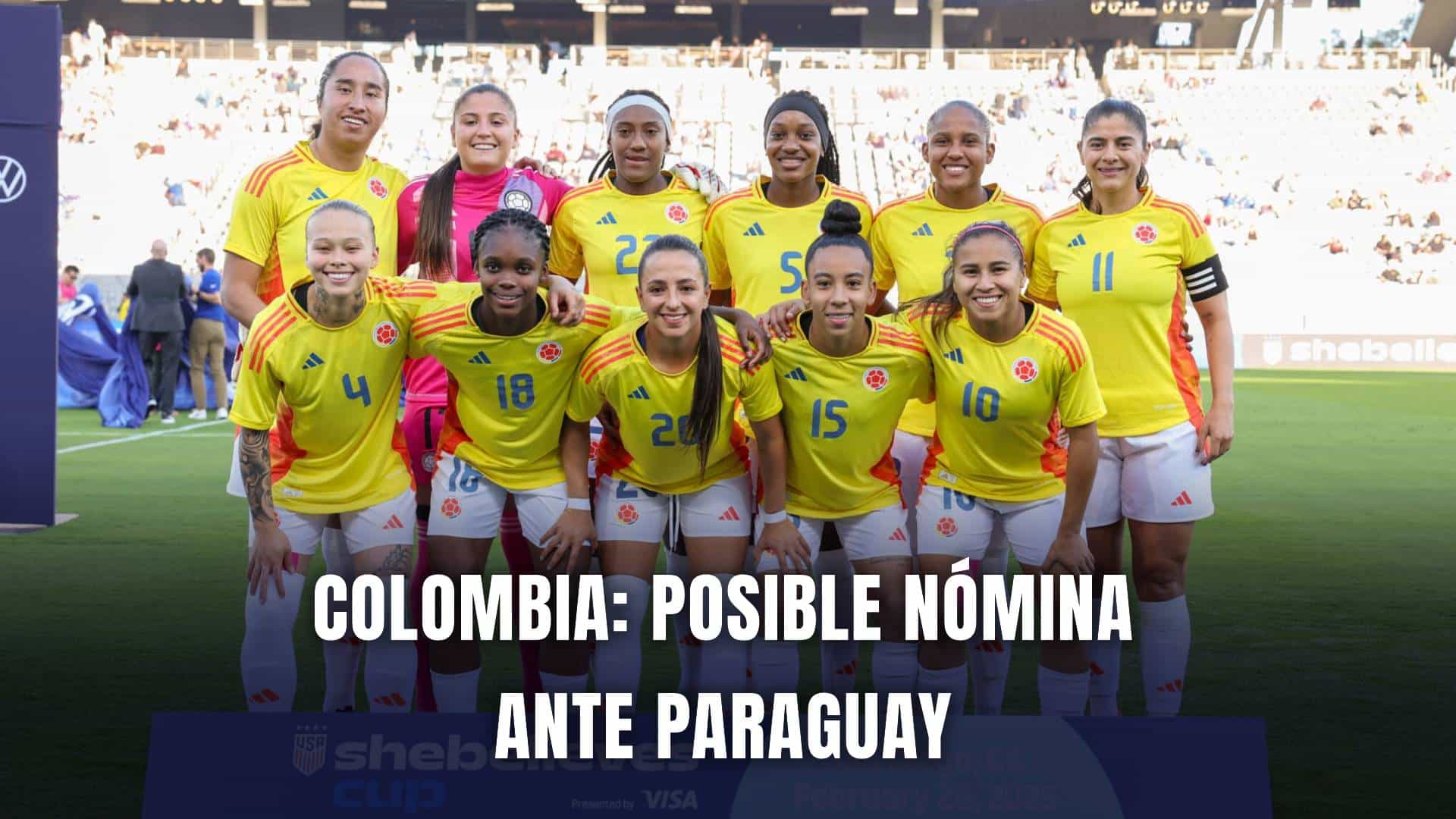 Colombia vs Paraguay Copa América 2025 nómina