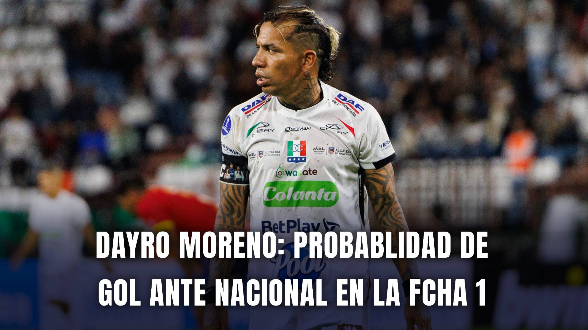 Dayro Moreno Once Caldas probabilidad