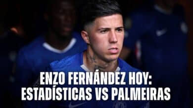 Enzo Fernández hoy estadísticas vs Palmeiras