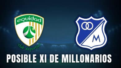 Equidad vs Millonarios posible XI