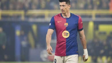 lewandowski en alineacion del barcelona