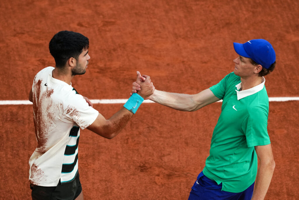 Wimbledon tendrán una final historica entre Sinner vs Alcaraz. (Photo by Dimitar DILKOFF / AFP) (Photo by DIMITAR DILKOFF/AFP via Getty Images)