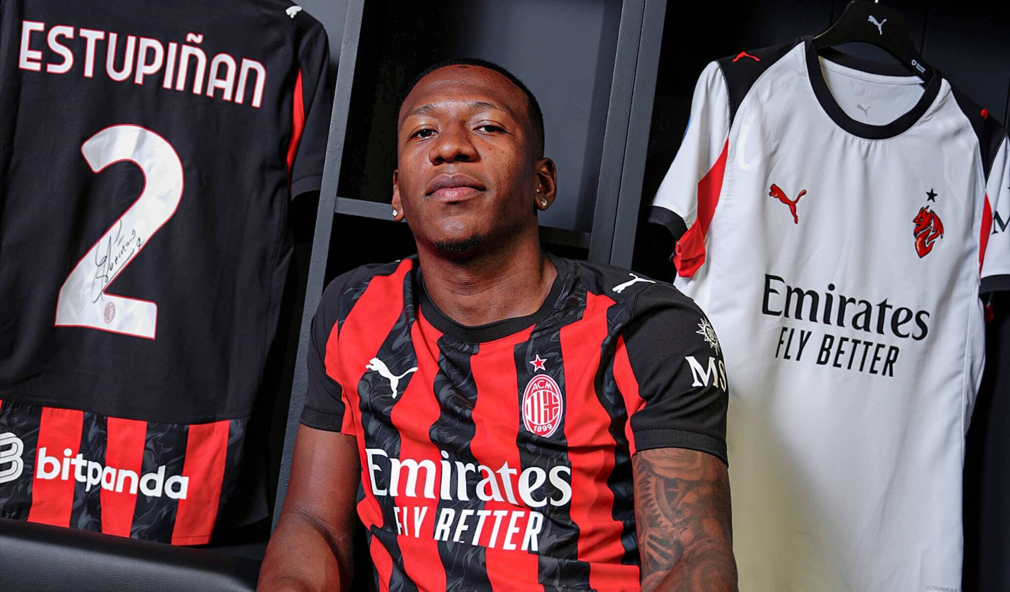 Así fue la primera asistencia de Pervis Estupiñán hoy en Milán vs Cremonese