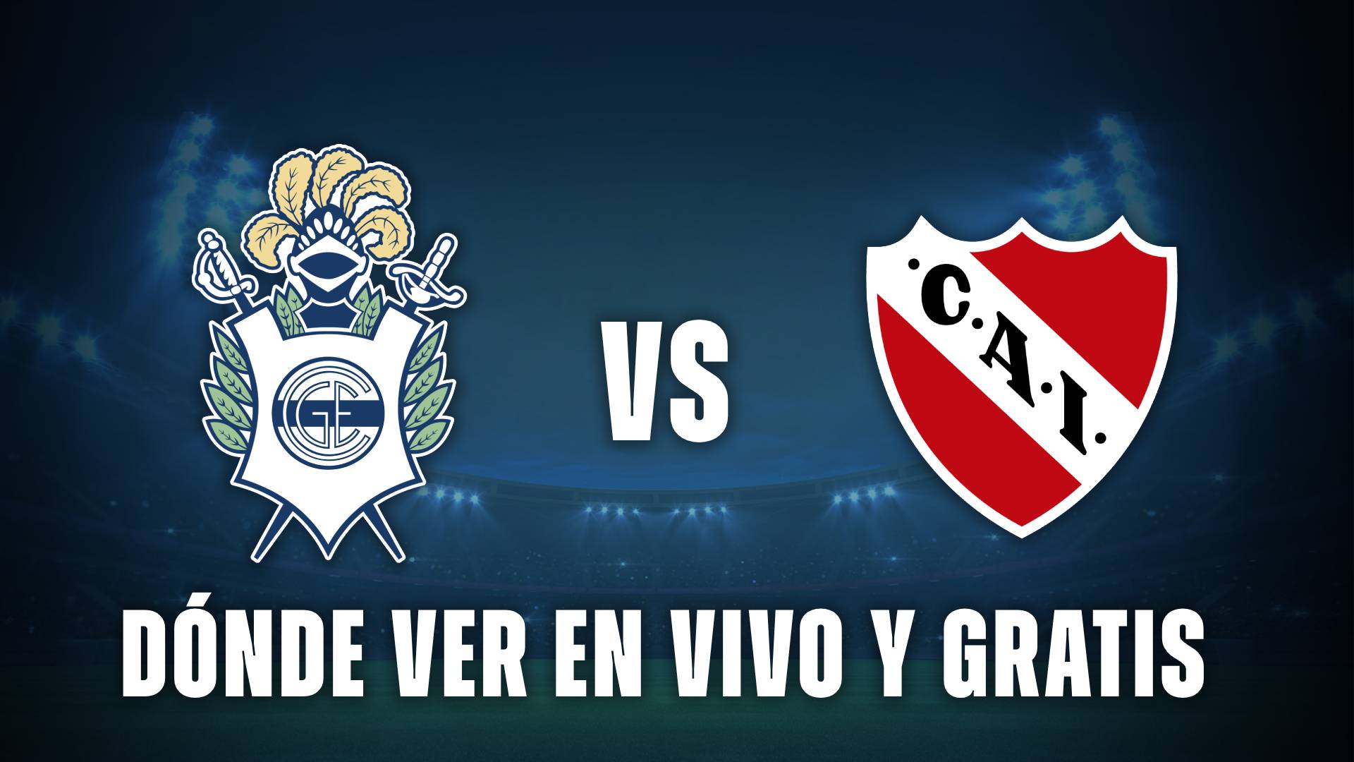 Gimnasia vs Independiente donde ver en vivo