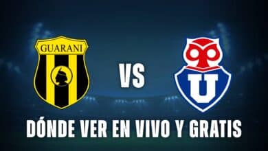 Guaraní vs U de Chile donde ver en vivo
